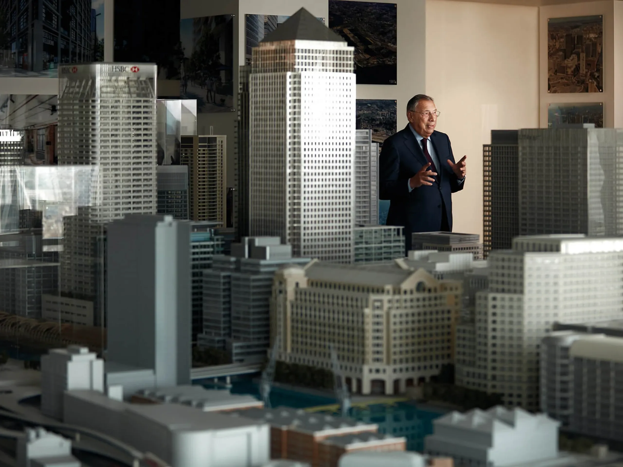 Image of George Lacobescu: The man who made Canary Wharf