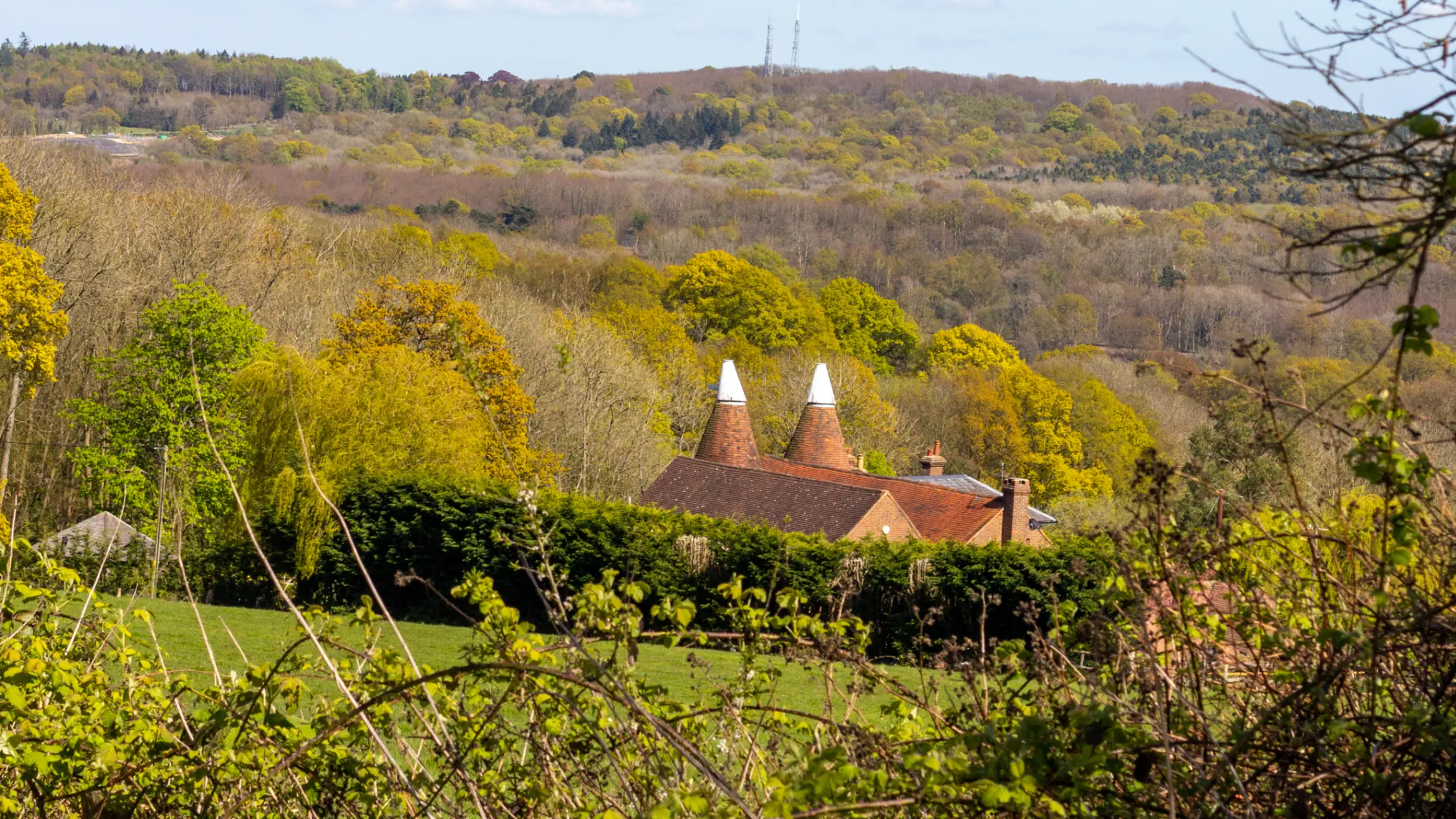 An oast house in Sevenoaks  &copy; Moonstone Images