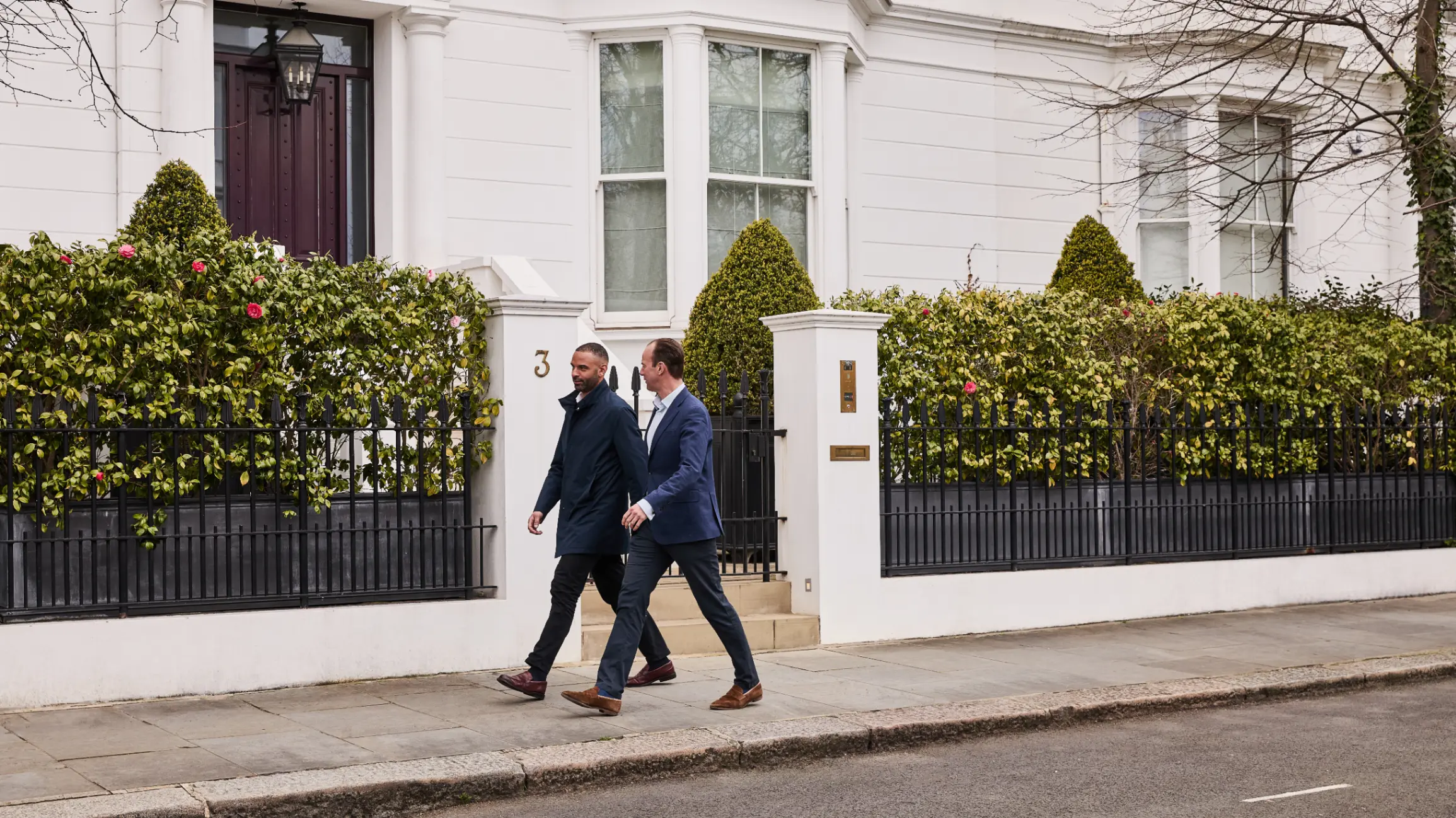 Craig Walters, Partner in Knight Frank&rsquo;s Kensington Lettings team, with his colleague Charles Olver, Head of Kensington Sales